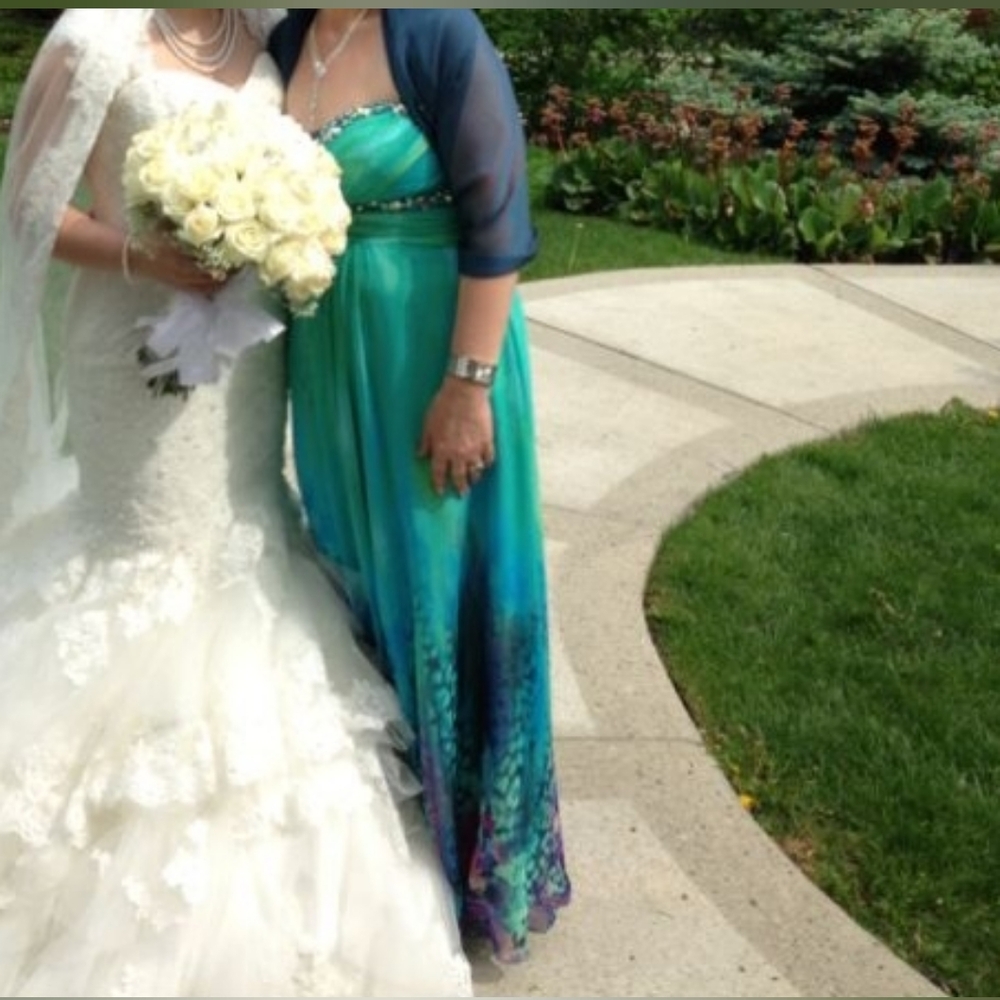 Elegant Turquoise Dress